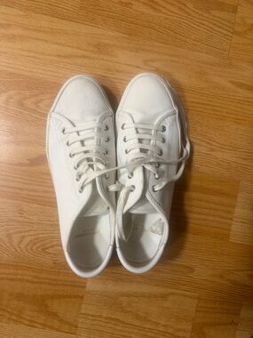 Yves Saint Laurent White Canvas Sneakers